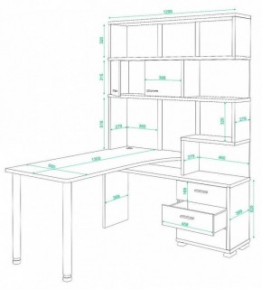 Стол компьютерный Домино СР-420/130 в Ишиме - ishim.mebel24.online | фото 2