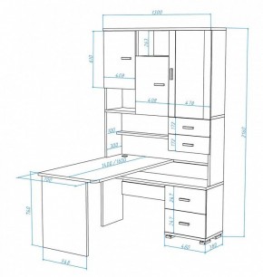 Стол компьютерный Домино СР-620/140 в Ишиме - ishim.mebel24.online | фото 3