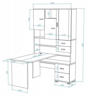 Стол компьютерный Домино СР-620/180 в Ишиме - ishim.mebel24.online | фото 2