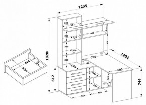 Стол компьютерный КСТ-14П в Ишиме - ishim.mebel24.online | фото 8