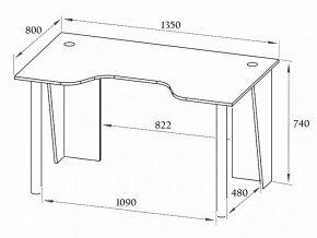 Стол компьютерный КСТ-18 в Ишиме - ishim.mebel24.online | фото 2