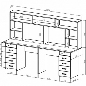 Стол компьютерный Лайт-15 СН в Ишиме - ishim.mebel24.online | фото 2