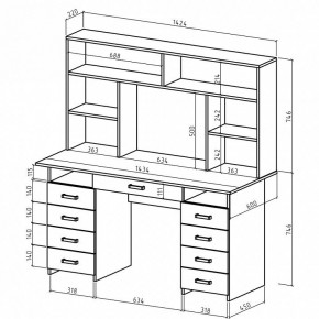 Стол компьютерный Лайт-9Я СН в Ишиме - ishim.mebel24.online | фото 2