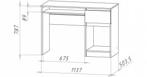 НИЦЦА-10 Стол компьютерный (НЦ.10) в Ишиме - ishim.mebel24.online | фото 2