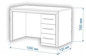 Стол компьютерный Нобиле СтЯ130+НСт130Д в Ишиме - ishim.mebel24.online | фото 3