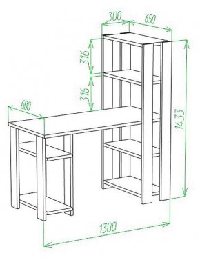 Стол компьютерный Slim СТН-145/130 в Ишиме - ishim.mebel24.online | фото 2