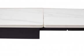 Стол LIVORNO 180 MATT WHITE MARBLE SOLID CERAMIC / BLACK, ®DISAUR в Ишиме - ishim.mebel24.online | фото 3