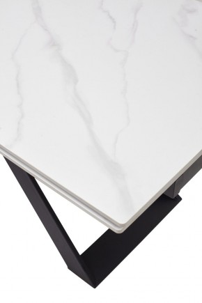 Стол LIVORNO 180 MATT WHITE MARBLE SOLID CERAMIC / BLACK, ®DISAUR в Ишиме - ishim.mebel24.online | фото 9