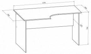 Стол офисный Офис ОФ-10 в Ишиме - ishim.mebel24.online | фото 4