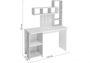 Компьютерный стол Эфес венге / дуб белфорд в Ишиме - ishim.mebel24.online | фото 2