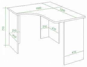 Стол письменный Домино Lite СКЛ-Угл120 в Ишиме - ishim.mebel24.online | фото 3