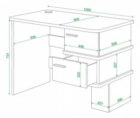 Стол письменный Домино СД-15С в Ишиме - ishim.mebel24.online | фото 3