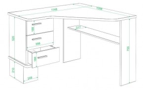 Стол письменный Домино СД-45С в Ишиме - ishim.mebel24.online | фото 2