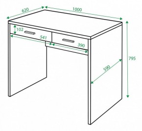 Стол письменный Домино СП-22С в Ишиме - ishim.mebel24.online | фото 3