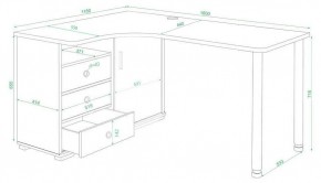 Стол письменный Домино СР-165СМ в Ишиме - ishim.mebel24.online | фото 3