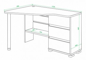 Стол письменный Домино СР-322С в Ишиме - ishim.mebel24.online | фото 2