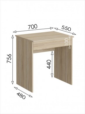 Стол письменный мини с ящиком Салоу в Ишиме - ishim.mebel24.online | фото 3