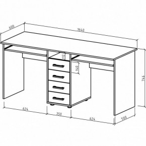 Стол письменный Остин в Ишиме - ishim.mebel24.online | фото 3