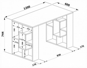 Стол письменный СПм-15 в Ишиме - ishim.mebel24.online | фото 2