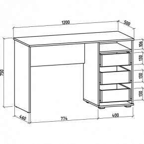 Стол письменный Тунис-3 в Ишиме - ishim.mebel24.online | фото 2