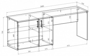 Стол письменный Виктория ВИ-13 в Ишиме - ishim.mebel24.online | фото 5