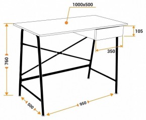 Стол письменный WD-12 в Ишиме - ishim.mebel24.online | фото 10