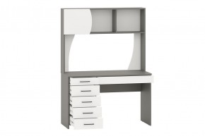 Стол рабочий СИГМА (графит/белый) в Ишиме - ishim.mebel24.online | фото 2