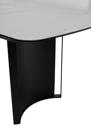 Стол RASMUS 160 TL-45 Белый мрамор, испанская керамика / черный каркас, ®DISAUR в Ишиме - ishim.mebel24.online | фото 7