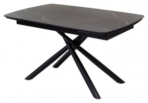 Стол RIVOLI 140 MATT BLACK MARBLE SOLID CERAMIC / BLACK, ®DISAUR в Ишиме - ishim.mebel24.online | фото 1