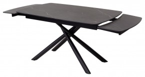 Стол RIVOLI 140 MATT BLACK MARBLE SOLID CERAMIC / BLACK, ®DISAUR в Ишиме - ishim.mebel24.online | фото 6