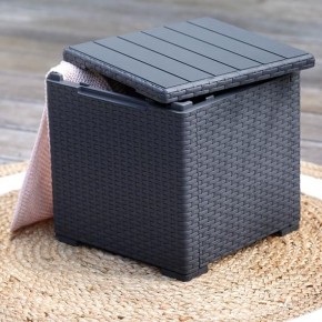 Стол с функцией хранения Виго (Vigo storage box) графит в Ишиме - ishim.mebel24.online | фото 1