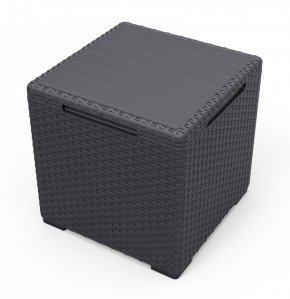 Стол с функцией хранения Виго (Vigo storage box) графит в Ишиме - ishim.mebel24.online | фото 2