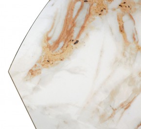 Стол TERAMO 135 GLOSS GRAND JADE SOLID CERAMIC, керамика, поворотн.механизм / Черный каркас, ®DISAUR в Ишиме - ishim.mebel24.online | фото 13