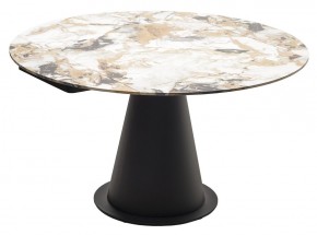 Стол TERAMO 135 GLOSS GRAND JADE SOLID CERAMIC, керамика, поворотн.механизм / Черный каркас, ®DISAUR в Ишиме - ishim.mebel24.online | фото 15