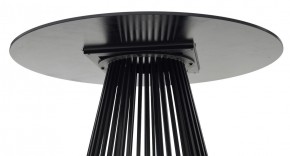 Стол TERNI 120 MATT BLACK MARBLE SOLID CERAMIC Черный мрамор матовый, керамика /Черн.каркас, ®DISAUR в Ишиме - ishim.mebel24.online | фото 6