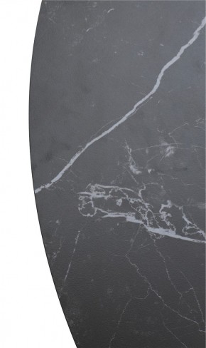 Стол TERNI 120 MATT BLACK MARBLE SOLID CERAMIC Черный мрамор матовый, керамика /Черн.каркас, ®DISAUR в Ишиме - ishim.mebel24.online | фото 9