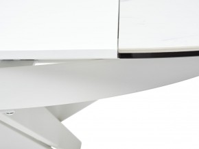 Стол TRENTO 120 HIGH GLOSS STATUARIO Белый мрамор глянцевый, керамика/ белый каркас, ®DISAUR в Ишиме - ishim.mebel24.online | фото 10