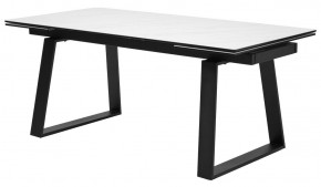 Стол VASTO 180 MARBLES KL-99 Белый мрамор матовый, итальянская керамика/ черный каркас, ®DISAUR в Ишиме - ishim.mebel24.online | фото