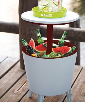 Столик-холодильник COOL BAR крем-шоколад в Ишиме - ishim.mebel24.online | фото 2