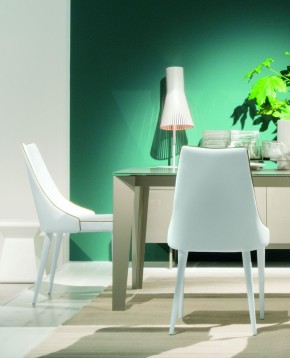 Стул CLARA 40.11 (TR505 white with sand cordonet, экокожа) в Ишиме - ishim.mebel24.online | фото 2