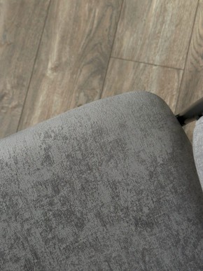 Стул ДИЛЛ, цвет RAIN 17 серый, велюр / черный каркас М-City в Ишиме - ishim.mebel24.online | фото 5