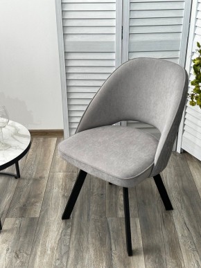 Стул DUNA 360 град. поворот. B22 Серый, велюр / черный каркас, М-City в Ишиме - ishim.mebel24.online | фото 8