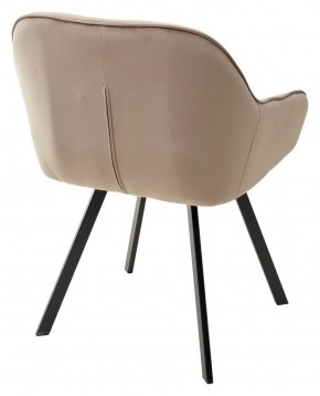 Стул GALE 360 град. поворот. BLUVEL-40 BEIGE, велюр/ черный каркас, М-City в Ишиме - ishim.mebel24.online | фото 4