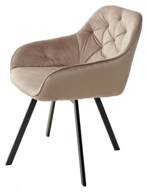 Стул GALE 360 град. поворот. BLUVEL-40 BEIGE, велюр/ черный каркас, М-City в Ишиме - ishim.mebel24.online | фото 5