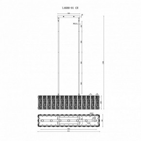 Светильник на штанге iLamp Panorama L4688-91 CR в Ишиме - ishim.mebel24.online | фото 2