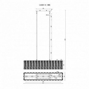 Светильник на штанге iLamp Panorama L4688-91 MBK в Ишиме - ishim.mebel24.online | фото 2