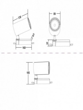 Светильник на штанге Maytoni Vuoro TR029-3-20W4K-W в Ишиме - ishim.mebel24.online | фото 4