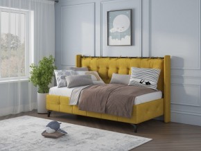 СВЕТЛАНА 3 Кровать линейная (Горчичный) в Ишиме - ishim.mebel24.online | фото
