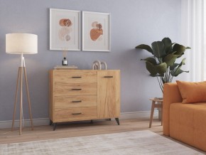 СВЕТЛАНА LOFT Комод-тумба  (дуб золотой) в Ишиме - ishim.mebel24.online | фото 3