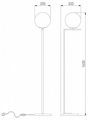 Торшер Eurosvet Shape 01214/1 хром в Ишиме - ishim.mebel24.online | фото 3